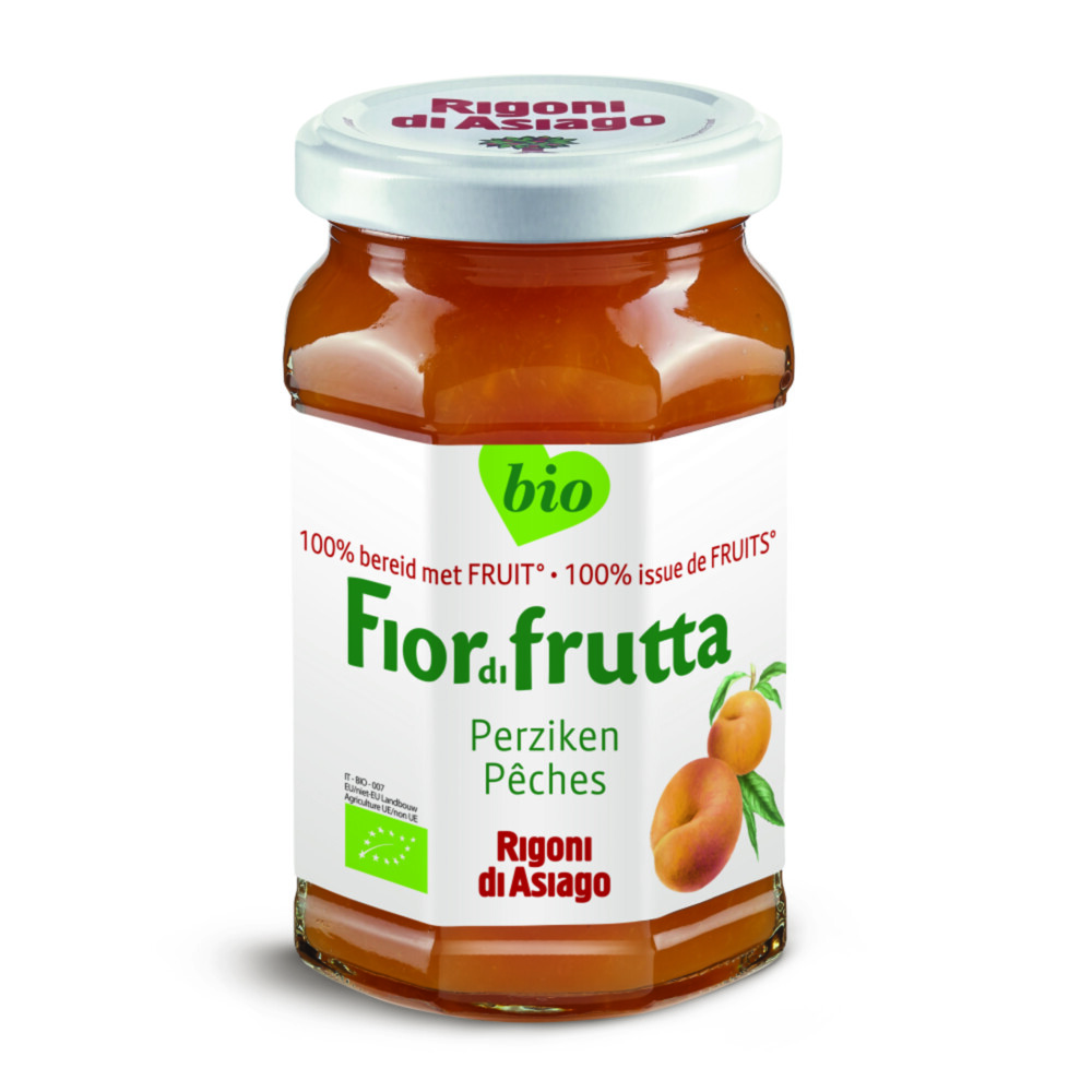 6x Fiordifrutta Biologische Jam Perzik 250 gr