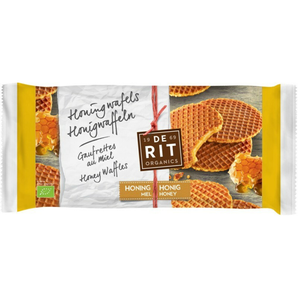 De Rit Honingwafels Bio 175 gr