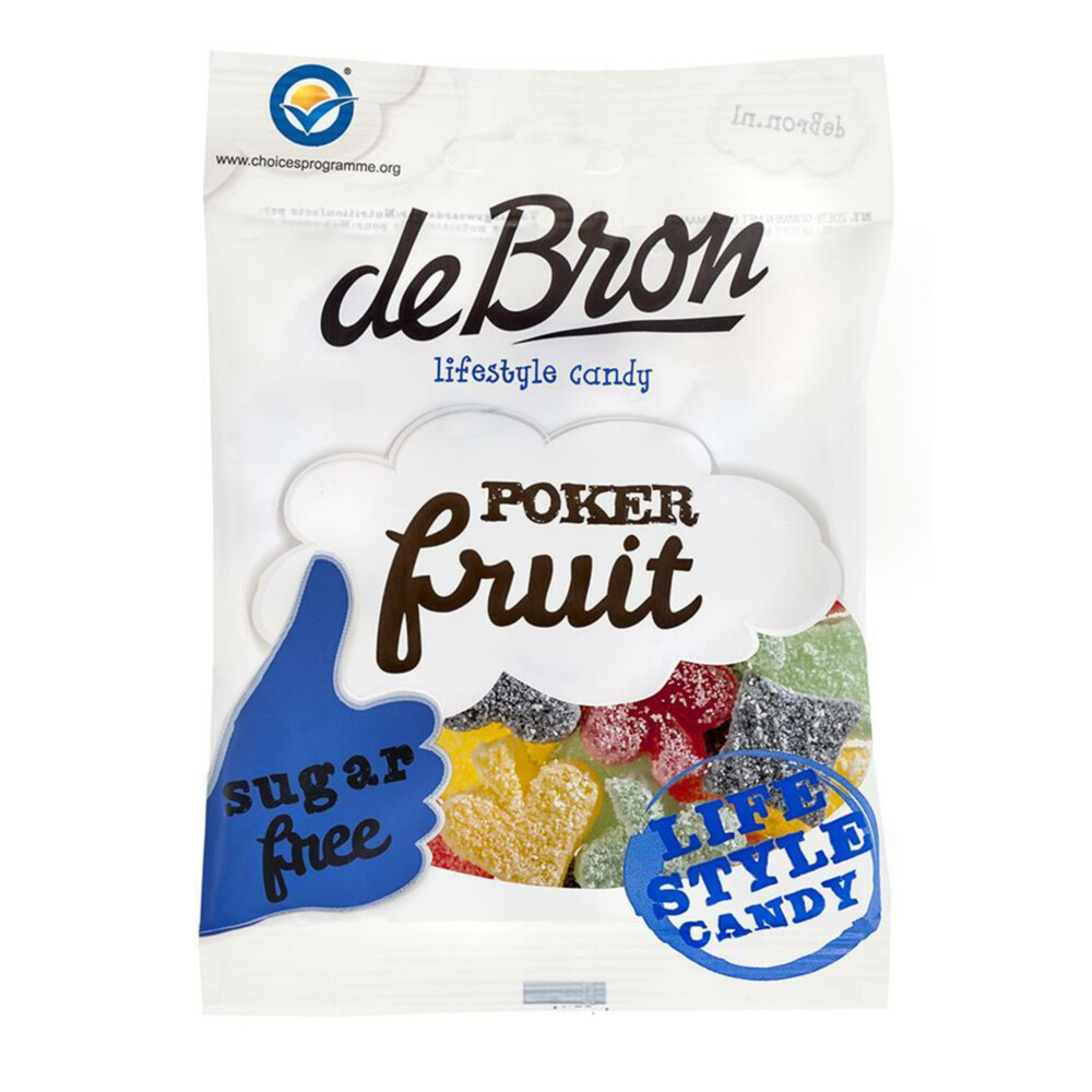 12x De bron Suikervrije Pokerfruit 90 gr