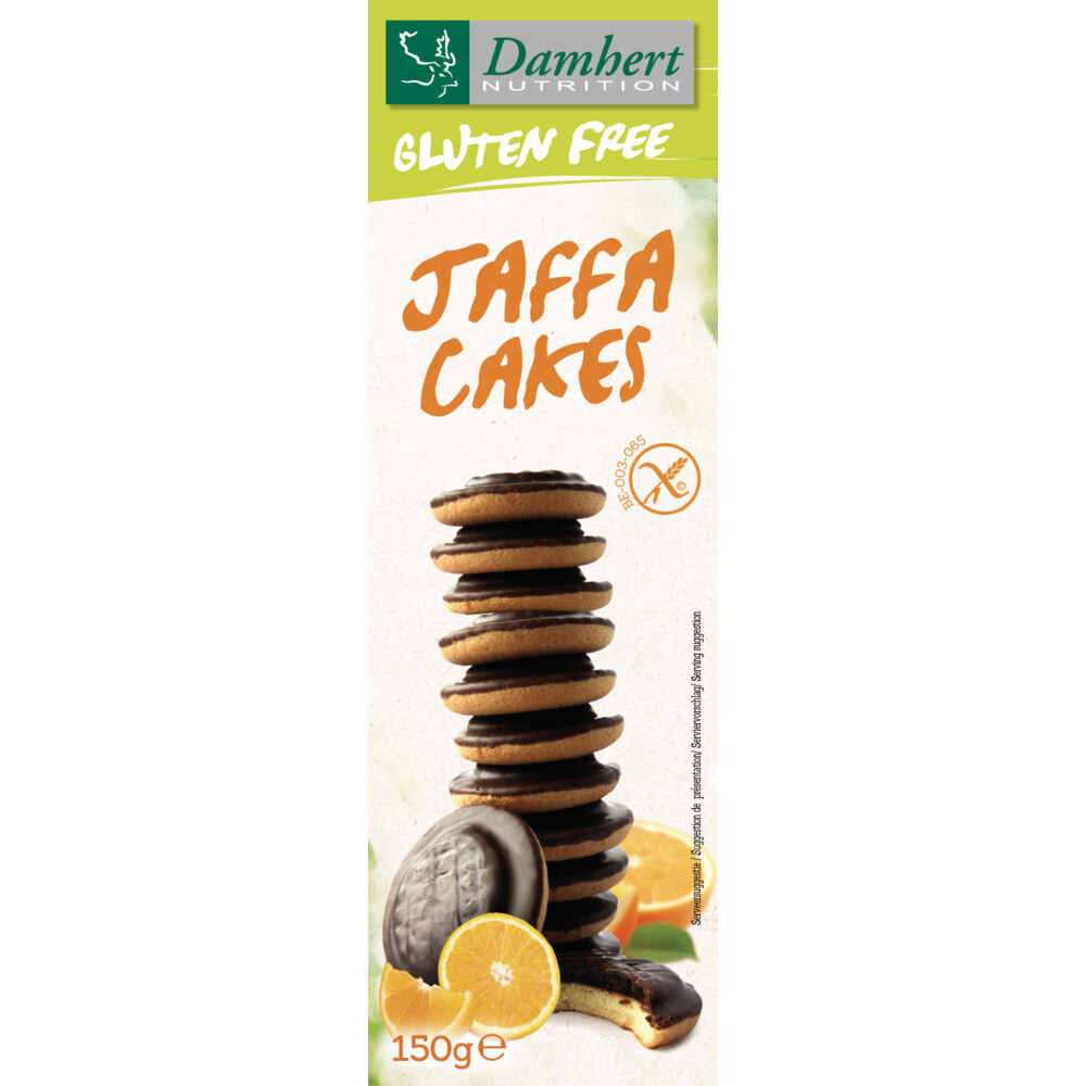 Damhert Glutenvrij Jaffa Cakes 150 gr