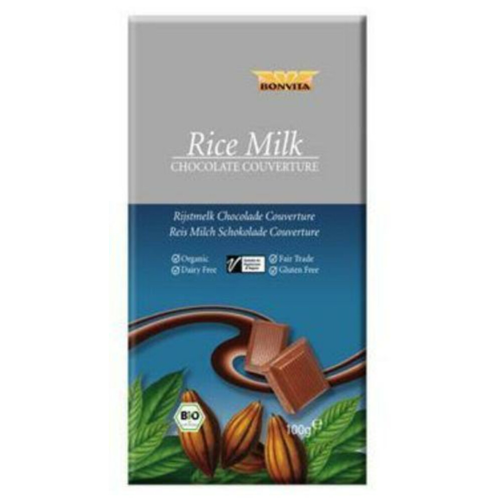 Bonvita Rijstmelk Chocolade Melk 100g
