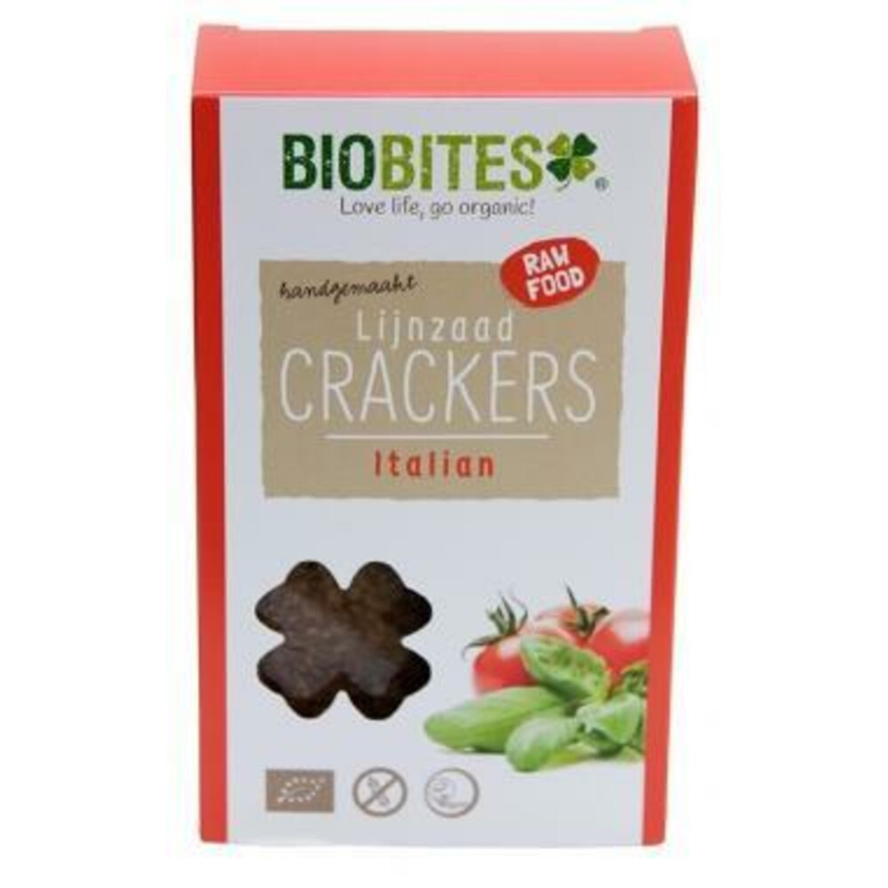 3x Biobites Crackers Raw Italie Bio 2 stuks