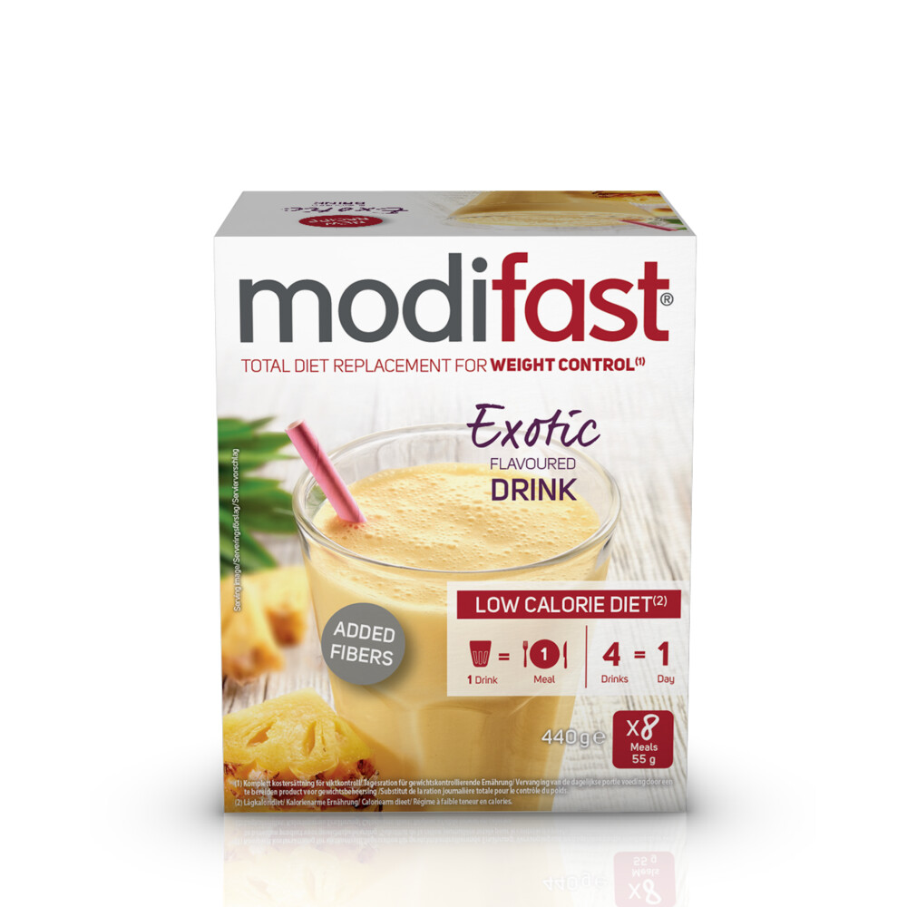 8x Modifast Intensive Exotic Milkshake 100 gr
