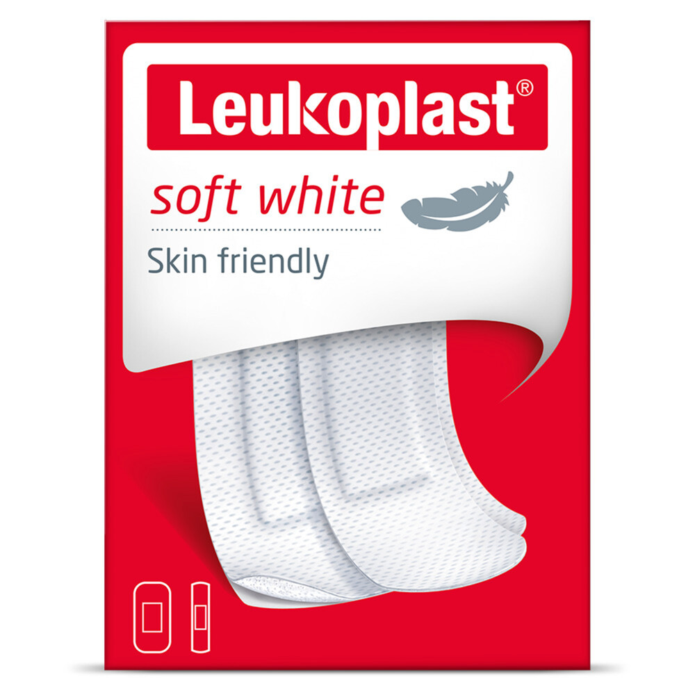 Leukoplast Soft white assorti 20st