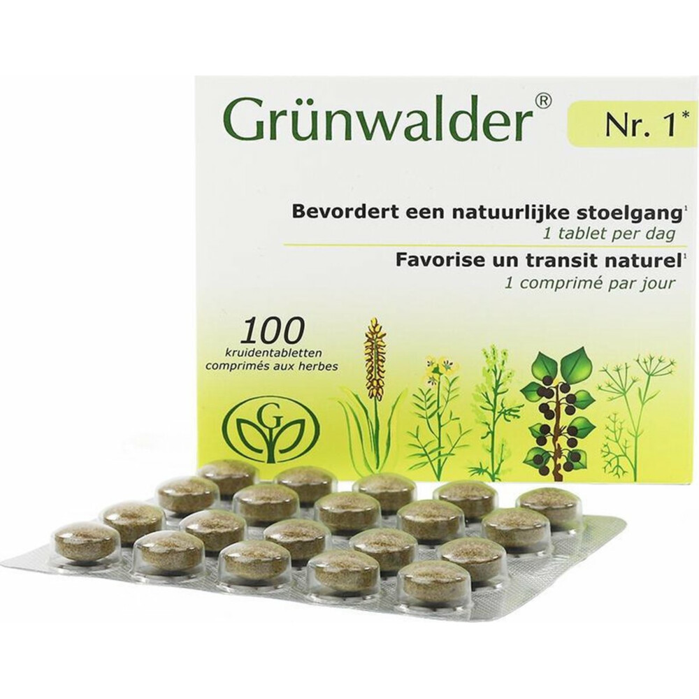 Rodavan Grünwalder Nr 1 Kruidentabletten 100 tabletten | Plein.nl