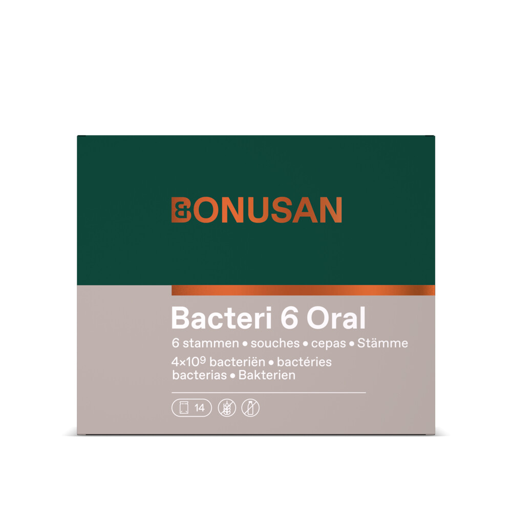Gratis Verzending: Bonusan Bacteri 6 Oral 14 sachets