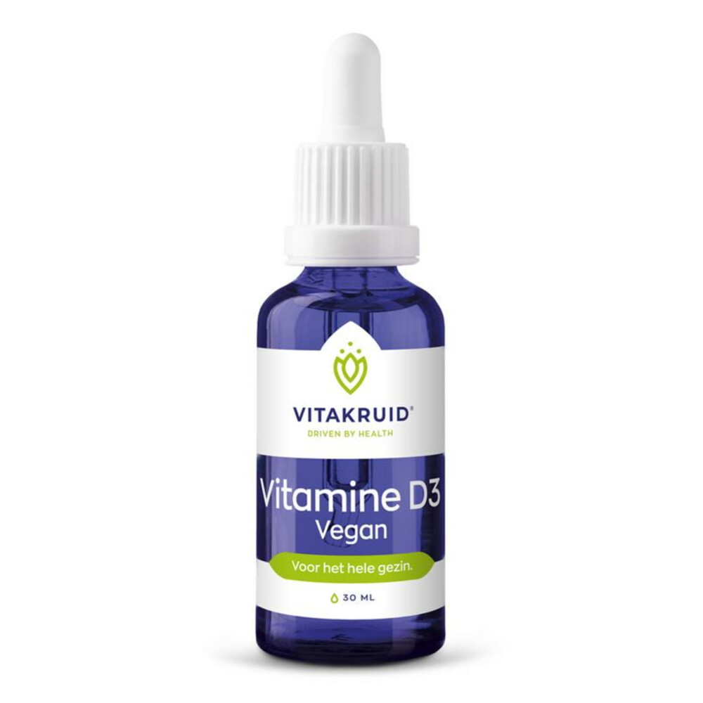 Vitakruid Vitamine D3 Vegan Druppels 25mcg-1000 Ie (30ml)