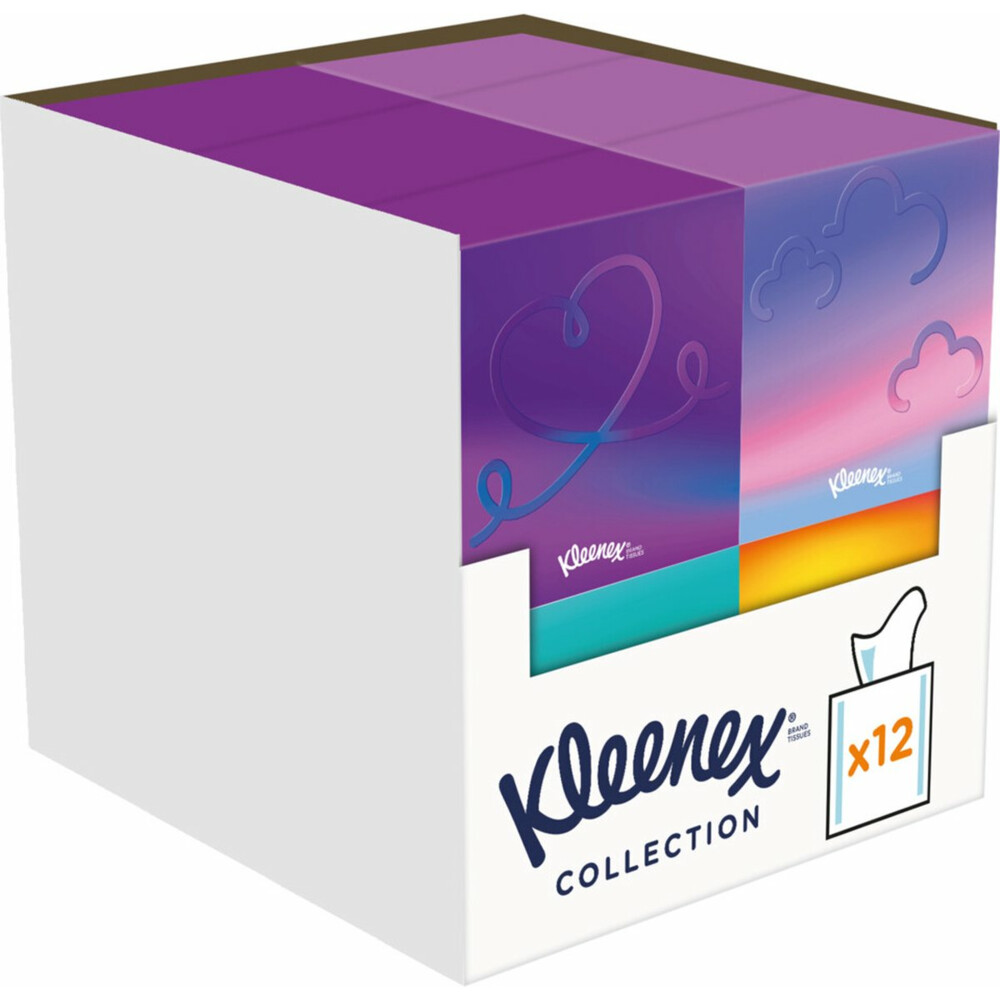 12x Kleenex Collection Tissues 48 stuks