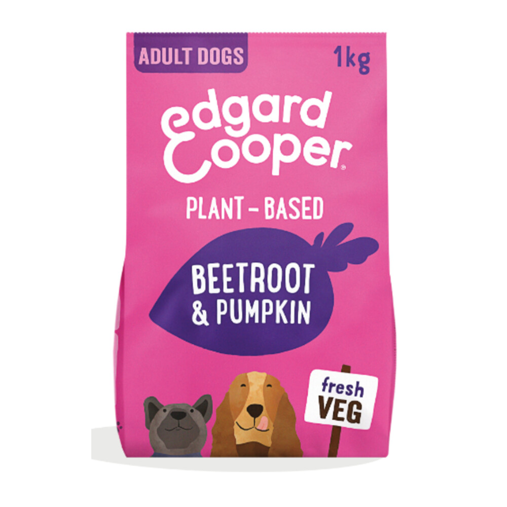 6x Edgard&Cooper Plantaardige Brokken Rode Biet Pompoen 1 kg