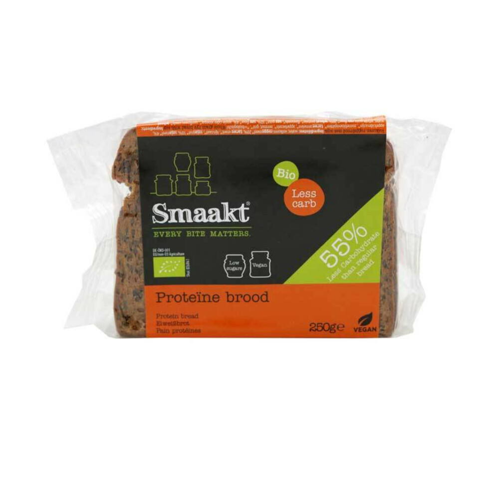 Smaakt Less Carb Proteïne Brood Biologisch 250 gr