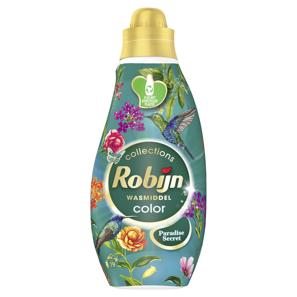 Robijn Klein&Krachtig Wasmiddel Color Paradise Secret 655 ml