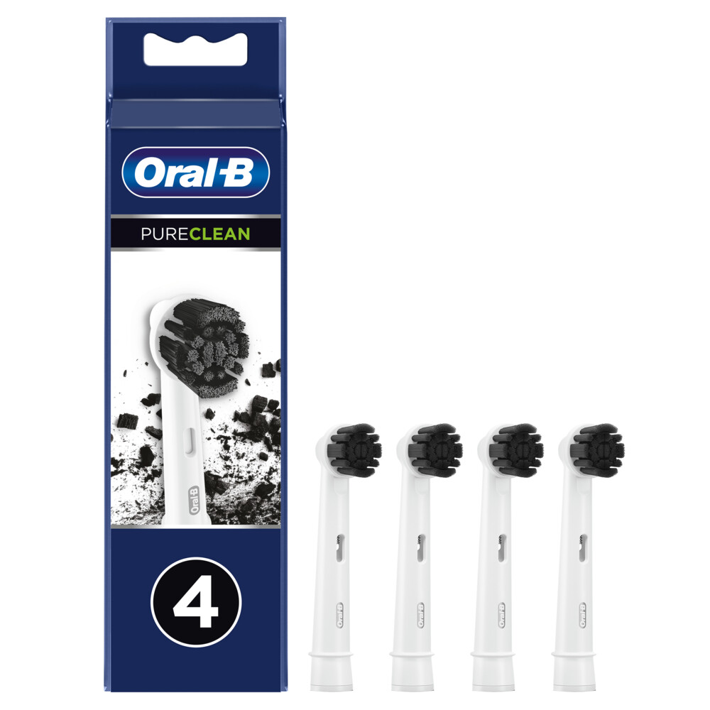6x Oral-B Opzetborstels Pure Clean Charchoal EB20CH 4 stuks met grote korting