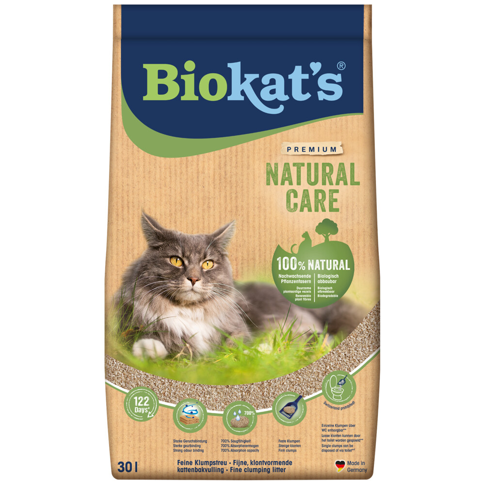 Biokat's Natural Care Kattenbakvulling 30 l