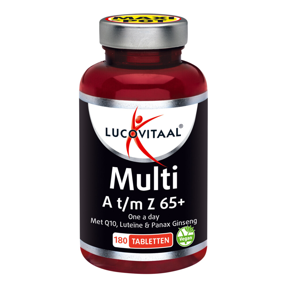 2+2 gratis: Lucovitaal Multi A-Z 65+ 180 tabletten