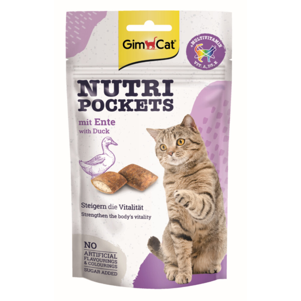 GimCat Nutri Pockets Eend 60 gr