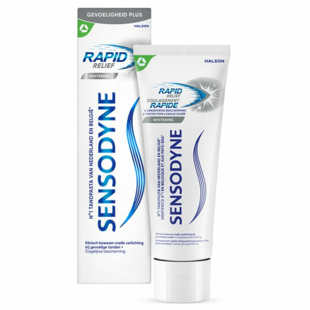 Sensodyne Tandpasta Rapid Relief Whitening (75ml)