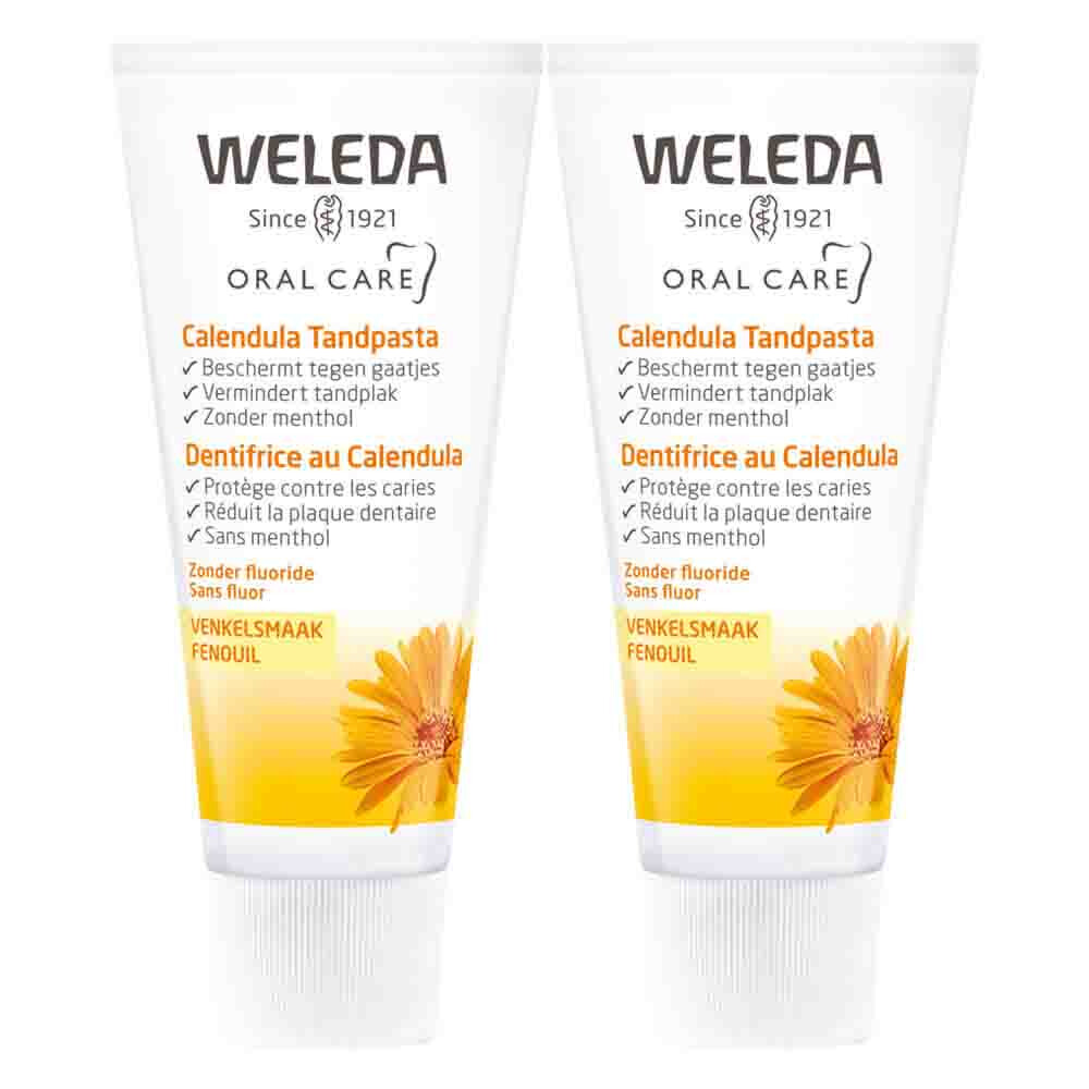 2x WELEDA Tandpasta Calendula 75 ml