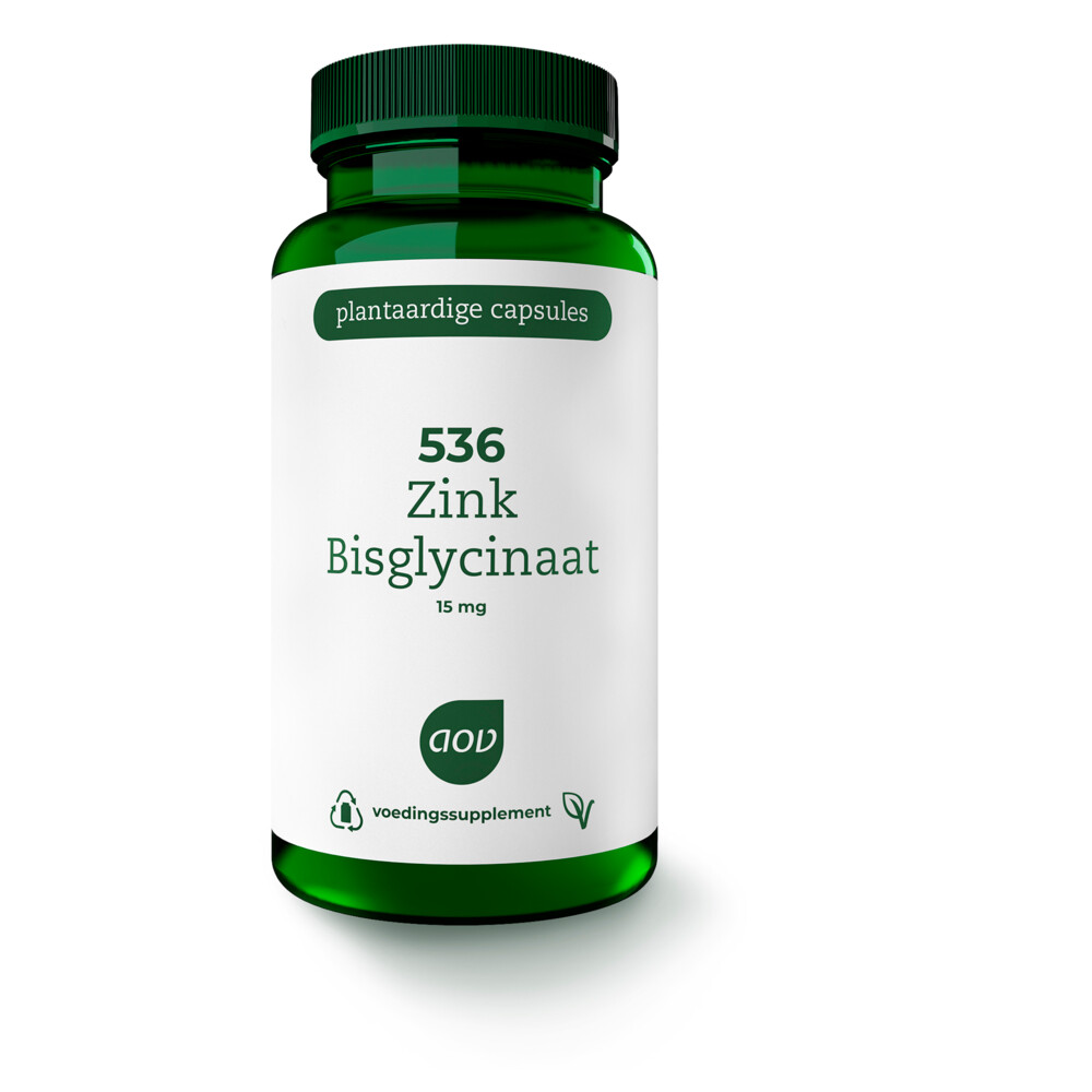 AOV 536 Zink Bisglycinaat 15mg 120 vegacapsules, foto 3