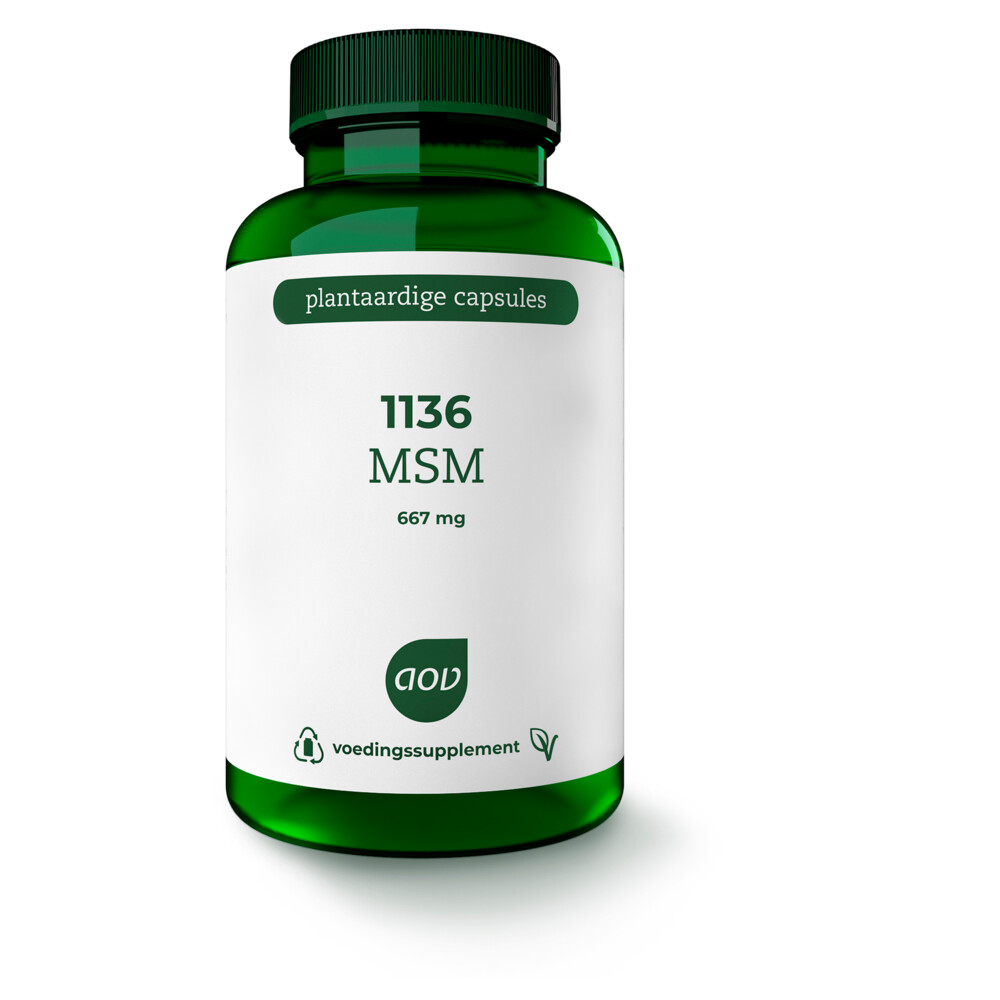 Gratis Verzending: 2x AOV 1136 MSM 90 vegacapsules