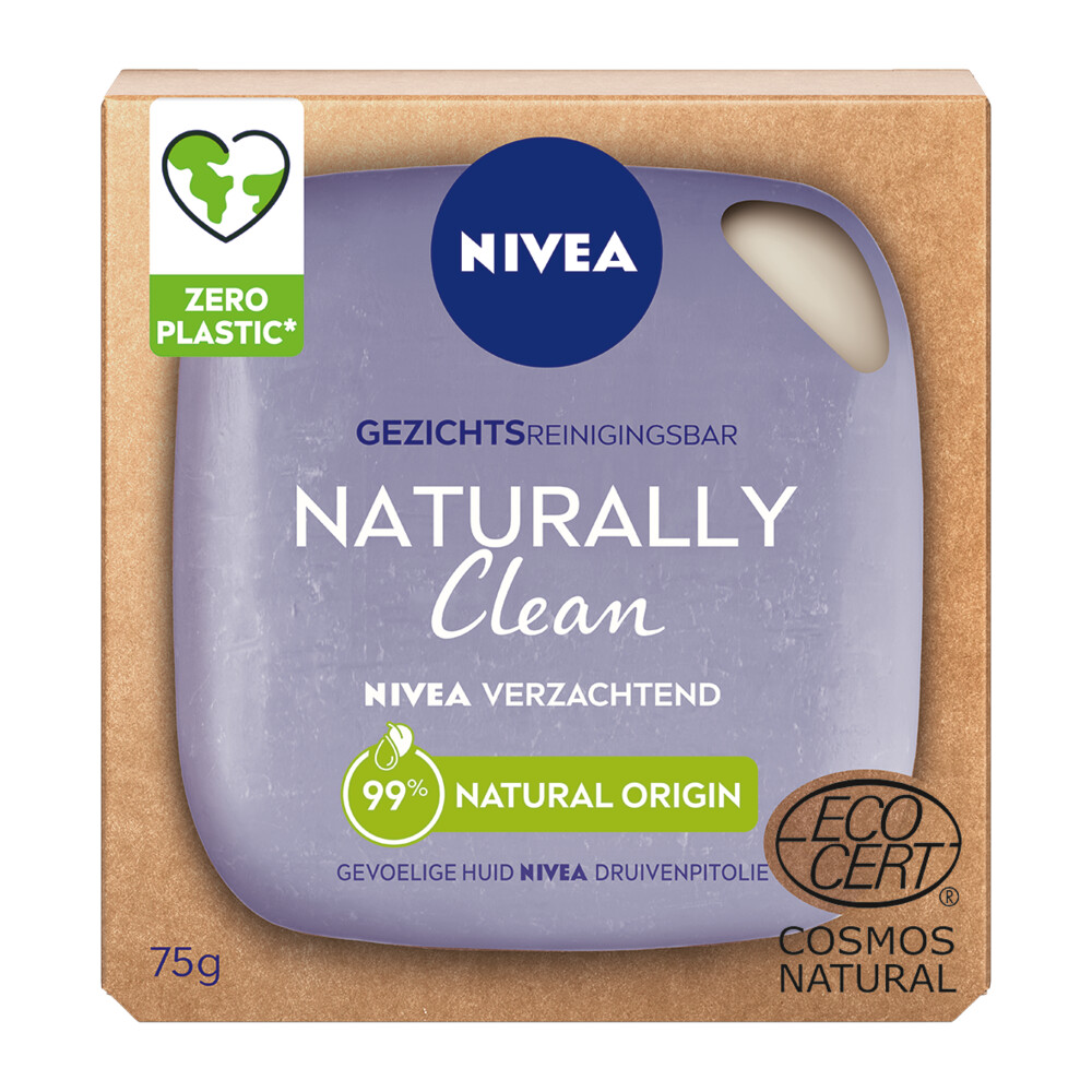 Nivea Naturally Clean Verzachtend 75 gr