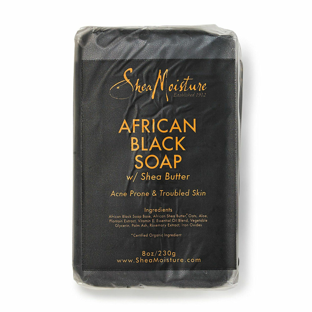 Black store bar soap