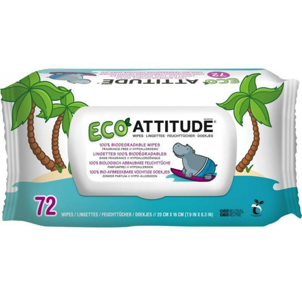 Attitude Eco Billendoekjes Babydoekjes 72stuks