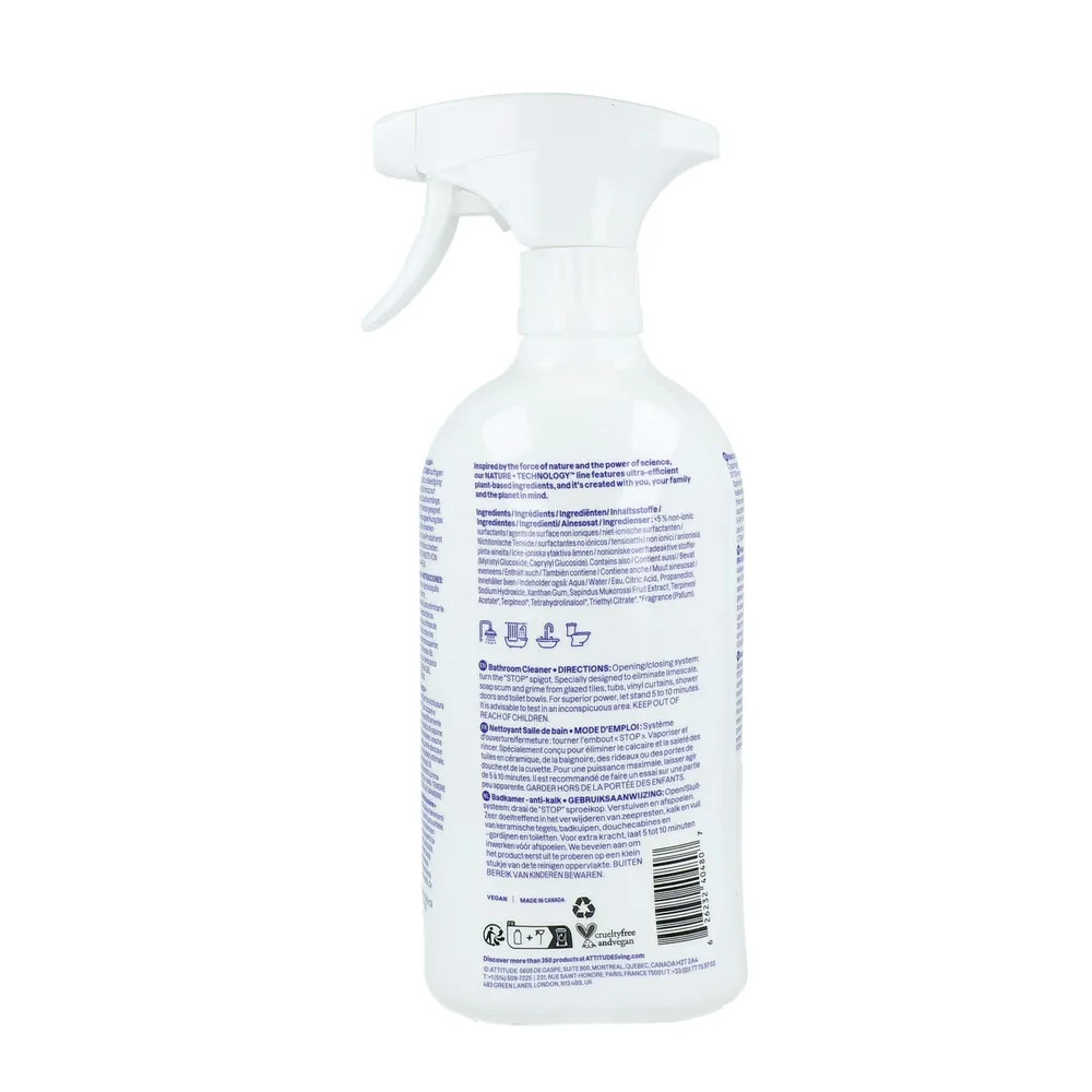 Attitude Badkamerreiniger Citrus Zest 800 ml, foto 3