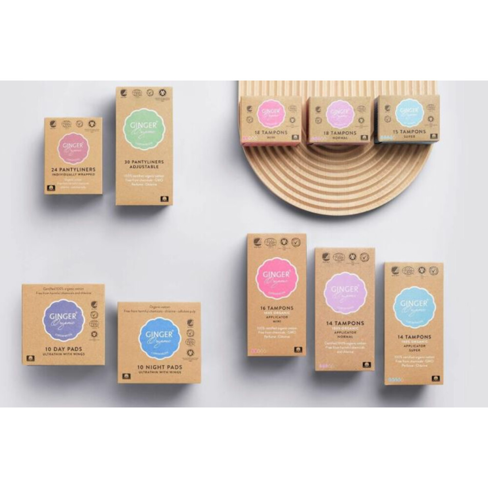 Ginger Organic Tampons Normaal 18 stuks, foto 3