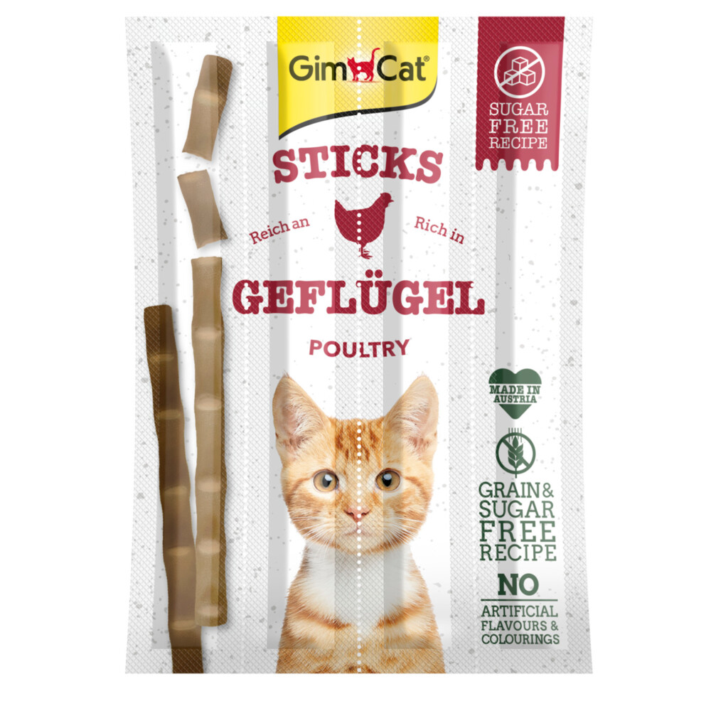 GimCat Sticks Gevogelte 4 stuks