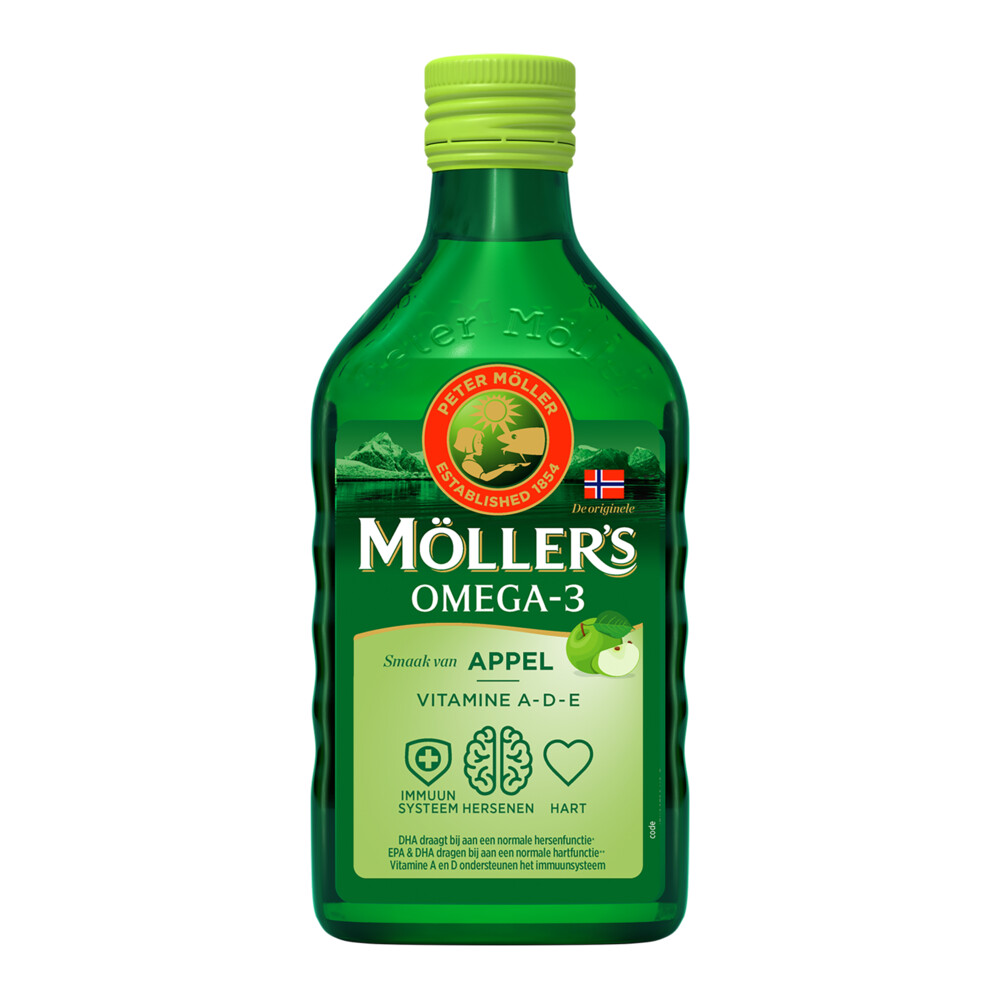 2x Mollers Omega-3 Appel 250 ml