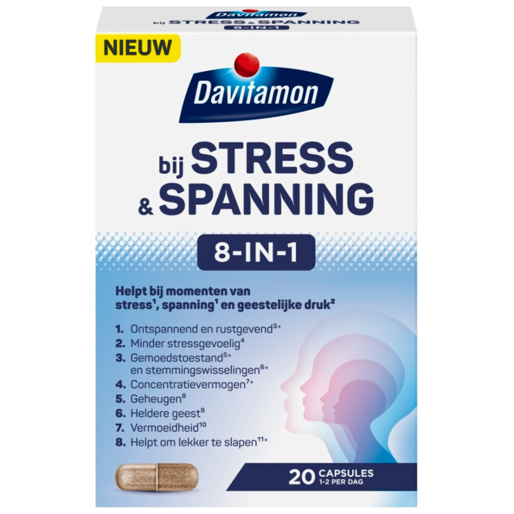 2x Davitamon bij Stress&Spanning 20 capsules