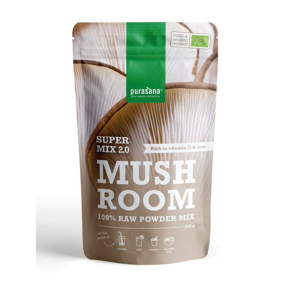 Purasana Mushroom Poeder Mix 250 gr
