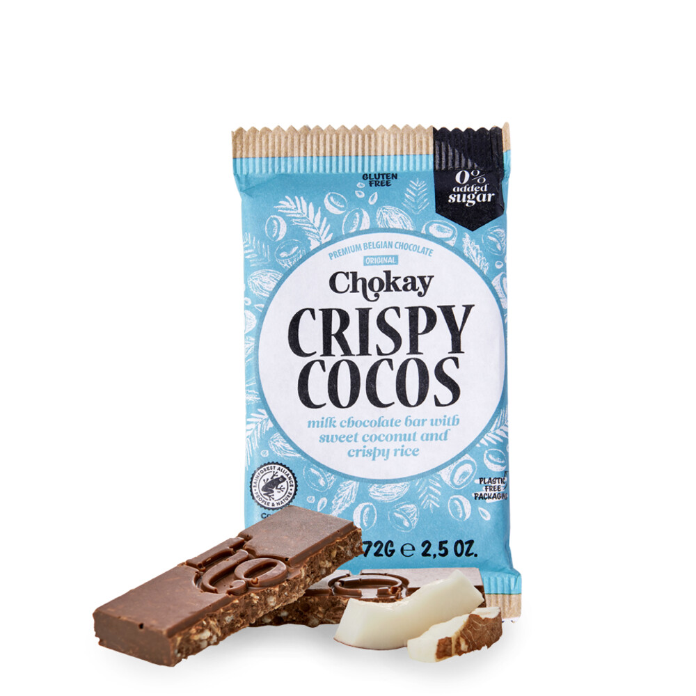 coco_chappy ！！！ Chokay Original Melkchocolade Crispy Kokos 70 gr | Plein.nl