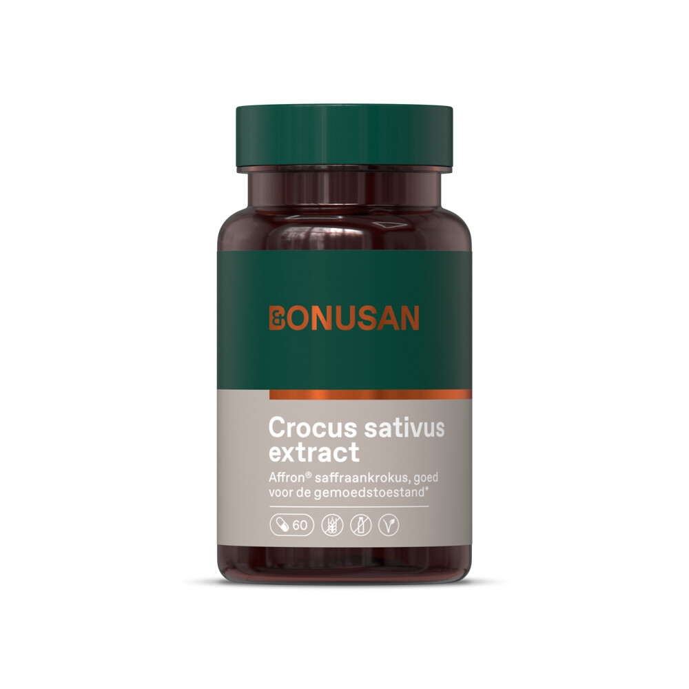 Gratis Verzending: Bonusan Crocus Sativus Extract 60 capsules