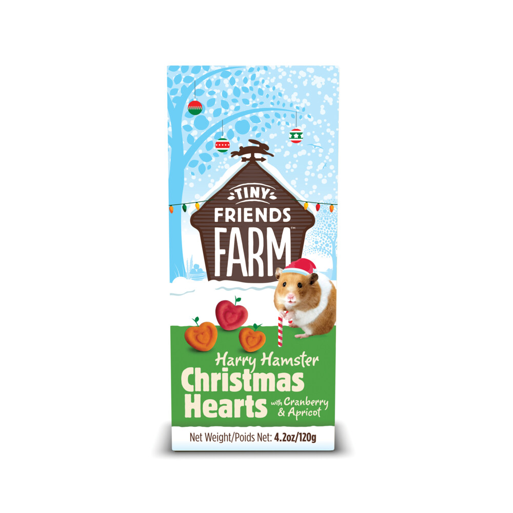 Tiny Friends Farm Happy Christmas Hearts Veenbes - Abrikoos 120 gr