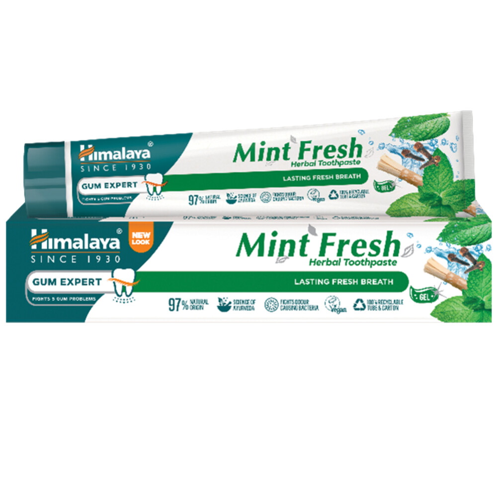 3x Himalaya Herbals Kruidentandpasta Mint Fresh 75 ml