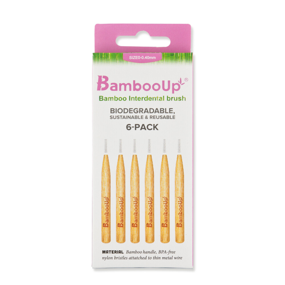 BambooUp Bamboo Interdentale Borstels 0,40mm 6 stuks