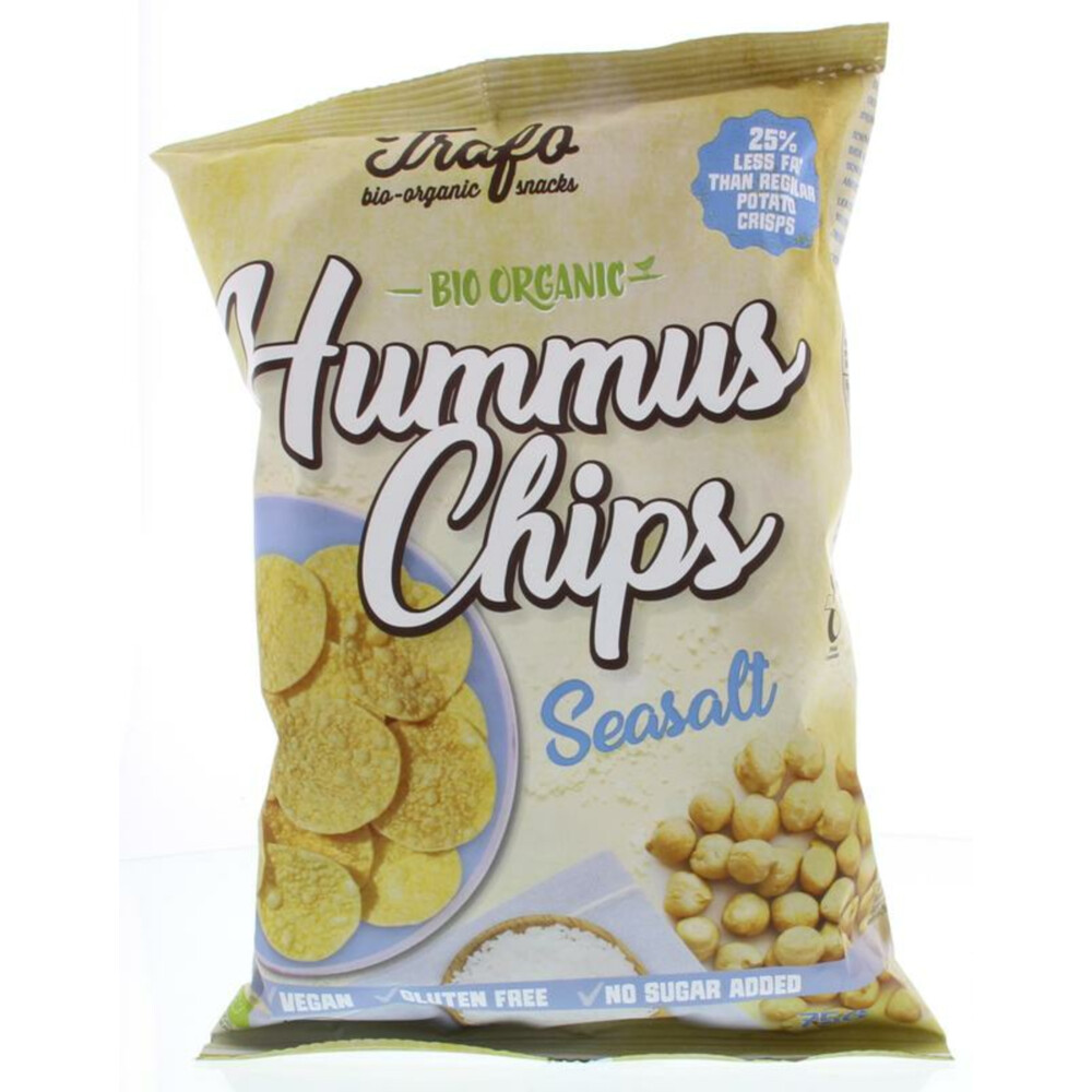 Trafo Hummus Chips Seasalt 75 gr Plein.nl