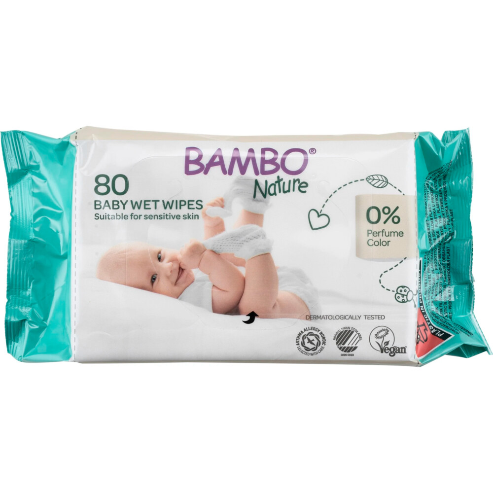 BAMBO NATURE babydoekjes 80st