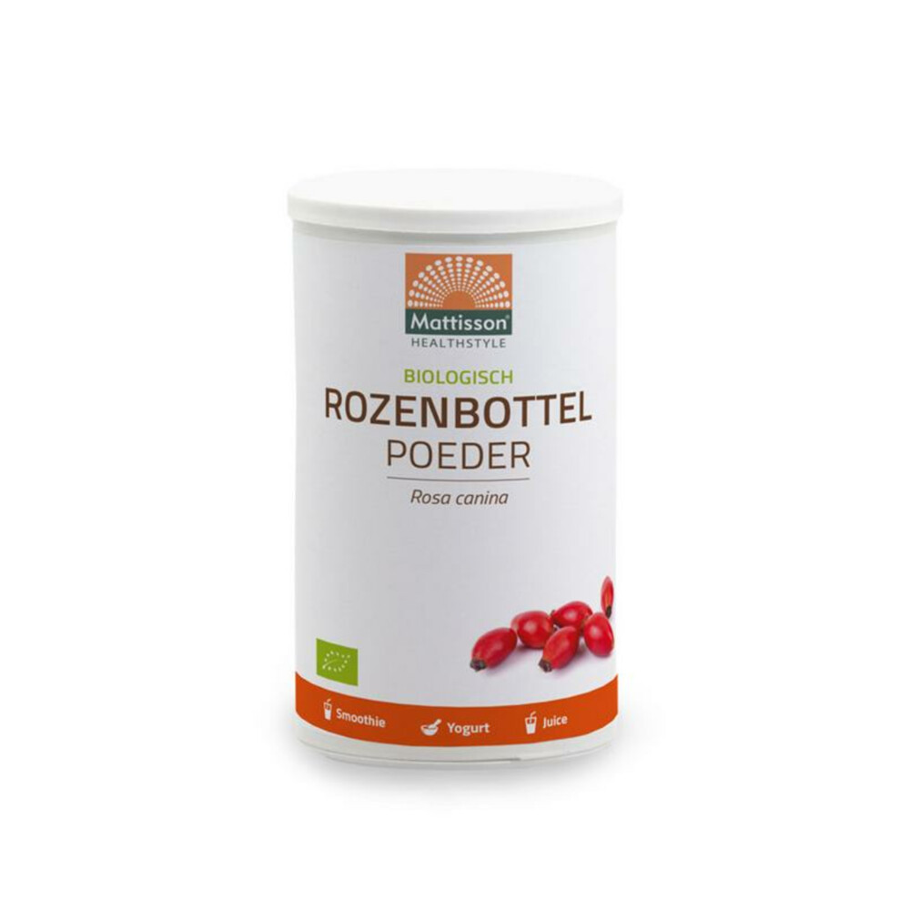 3x Mattisson Rozenbottel Poeder Biologisch 200 gr