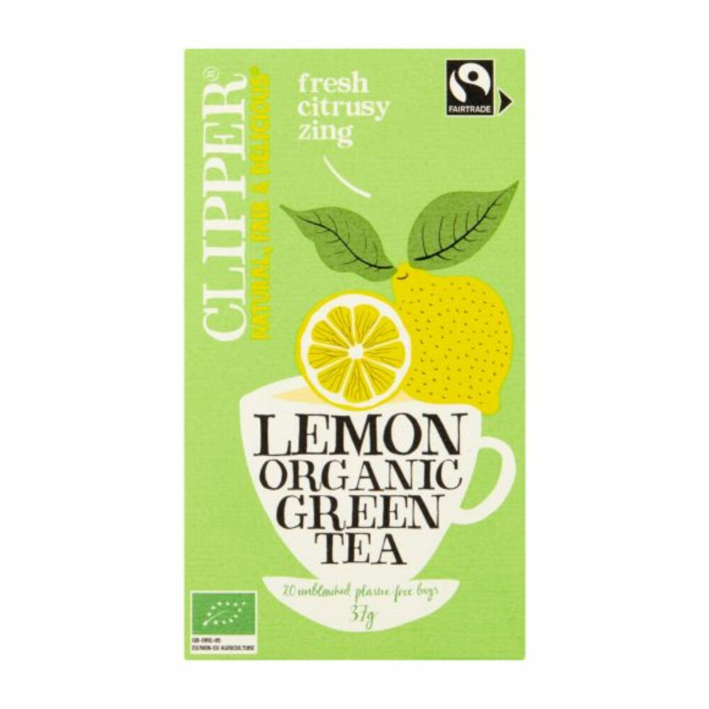 Bij Lil Wet en regelgeving Clipper Thee Lemon Green Tea 20 stuks | Plein.nl