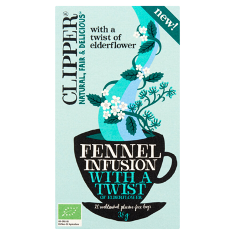 Clipper Thee Fennel Infusion with a Twist of Elderflower 20 stuks