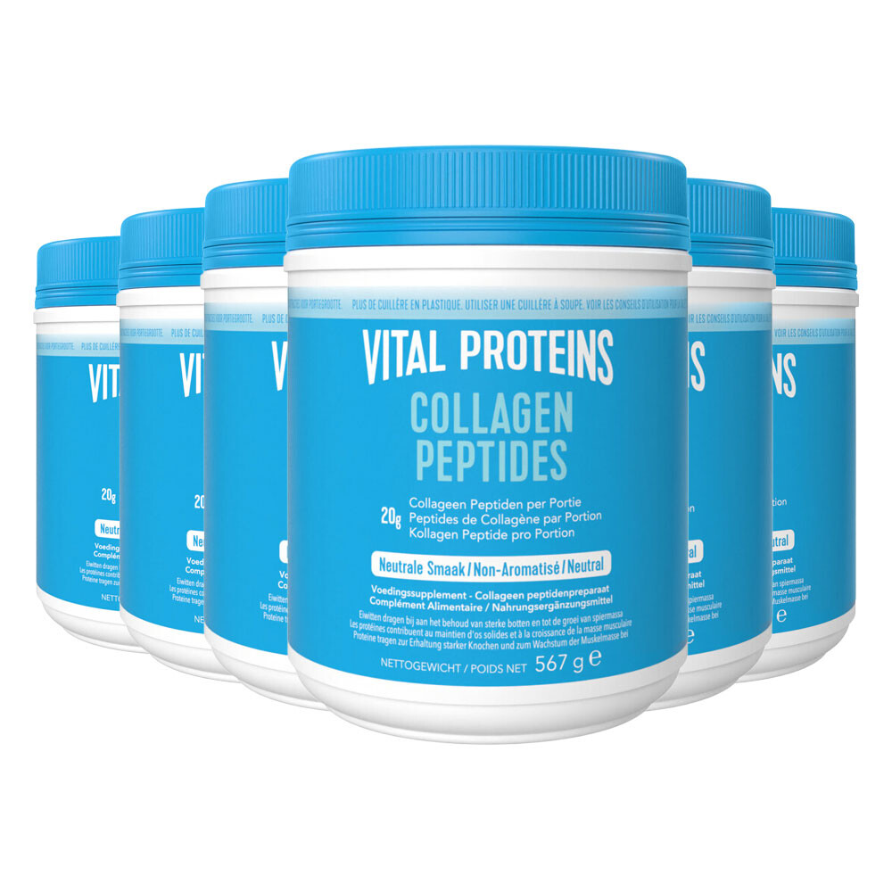 6x Vital Proteins Collageen Peptiden 567 gr