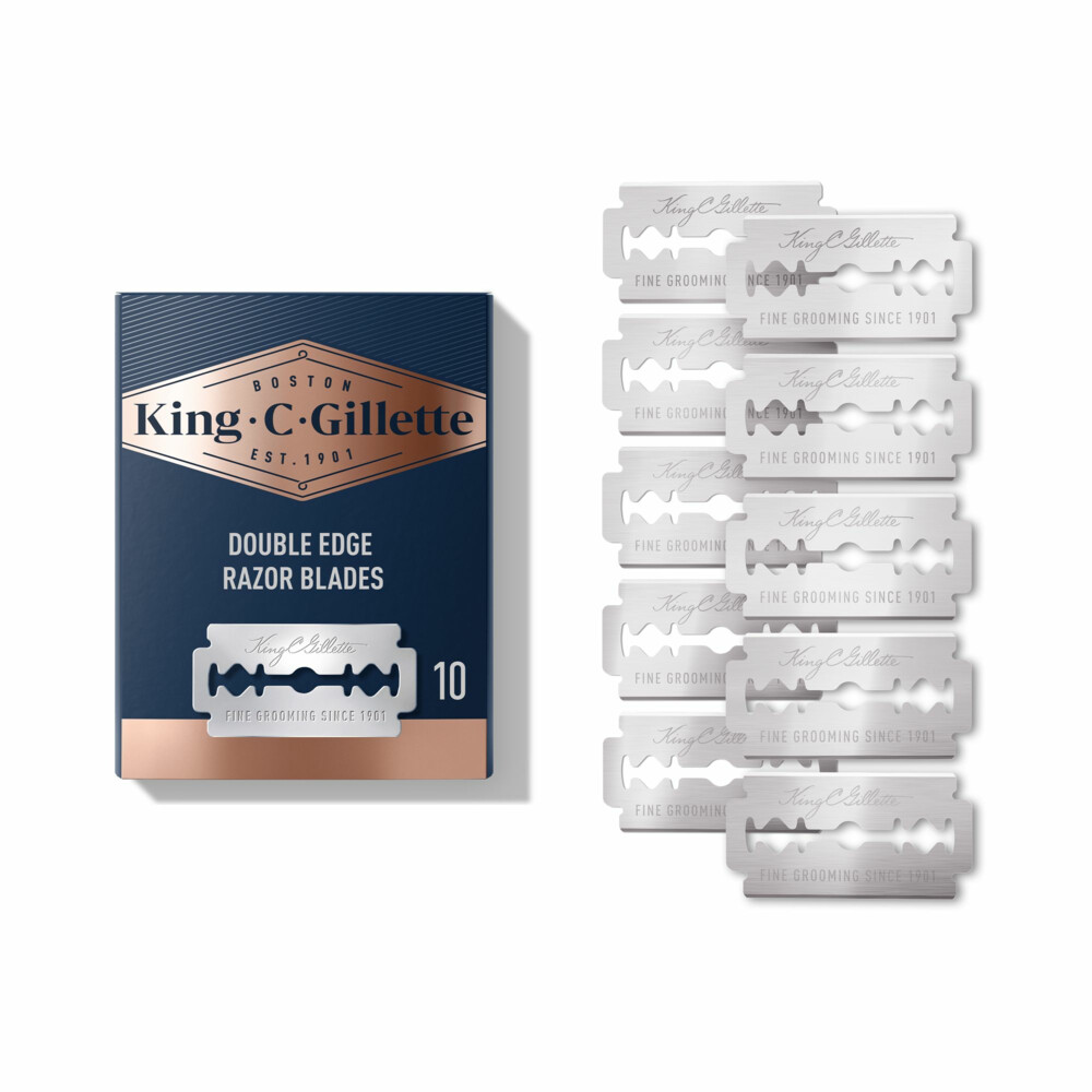 King C. Gillette Double Edge Safety Razor Navulling Scheermesjes 10 stuks aanbieding