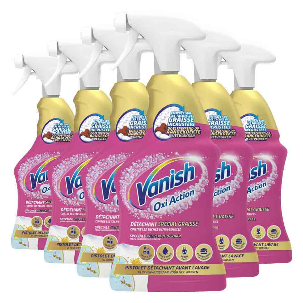 6x Vanish Vlekkenverwijderaar Gold Spray 500 ml