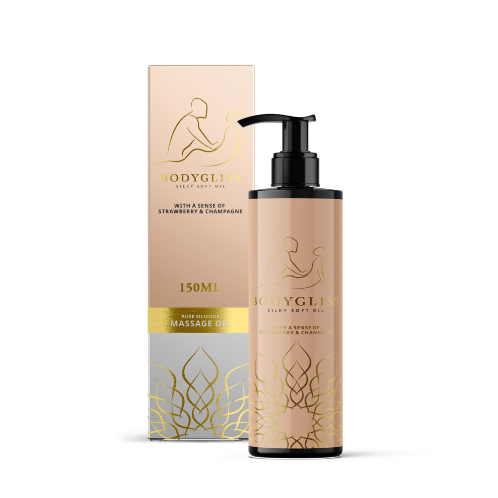 Bodygliss Silky soft oil champagne strawberry 150ml