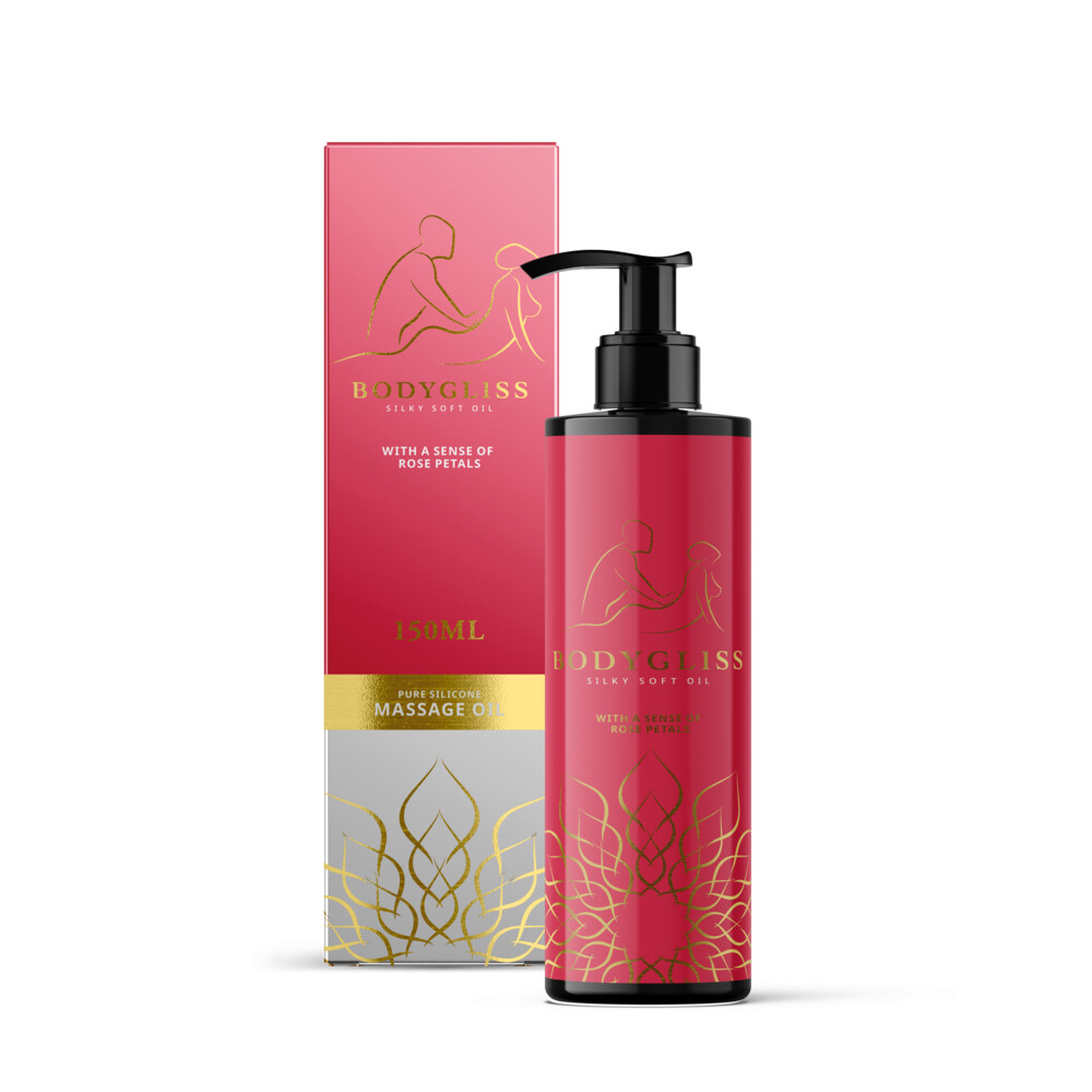 3x Bodygliss Massageolie Rose Petals 150 ml