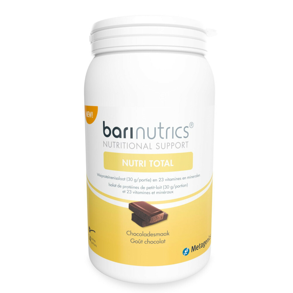 Barinutrics Nutri Total Chocolate 14 Porties (950g)