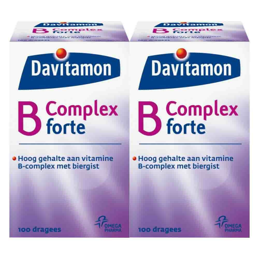 2x Davitamon B Complex Forte 100 dragees