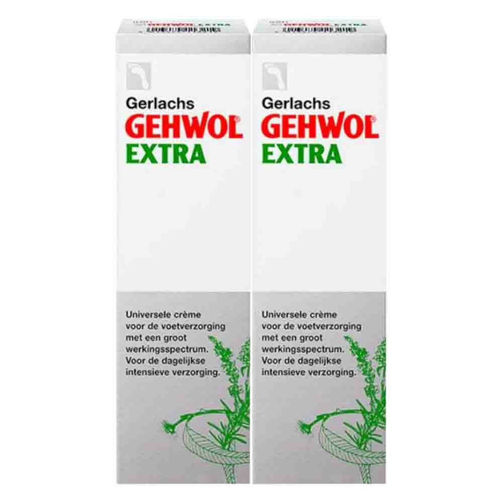 2x Gehwol Voetcreme Extra 75 ml